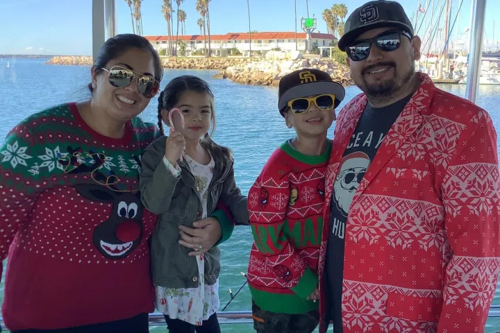 a group of people posing for the camera