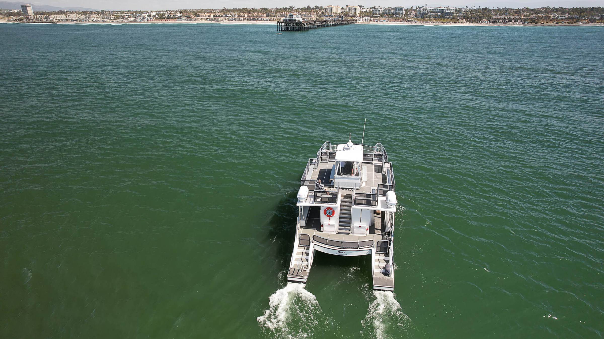 a small boat in a body of water